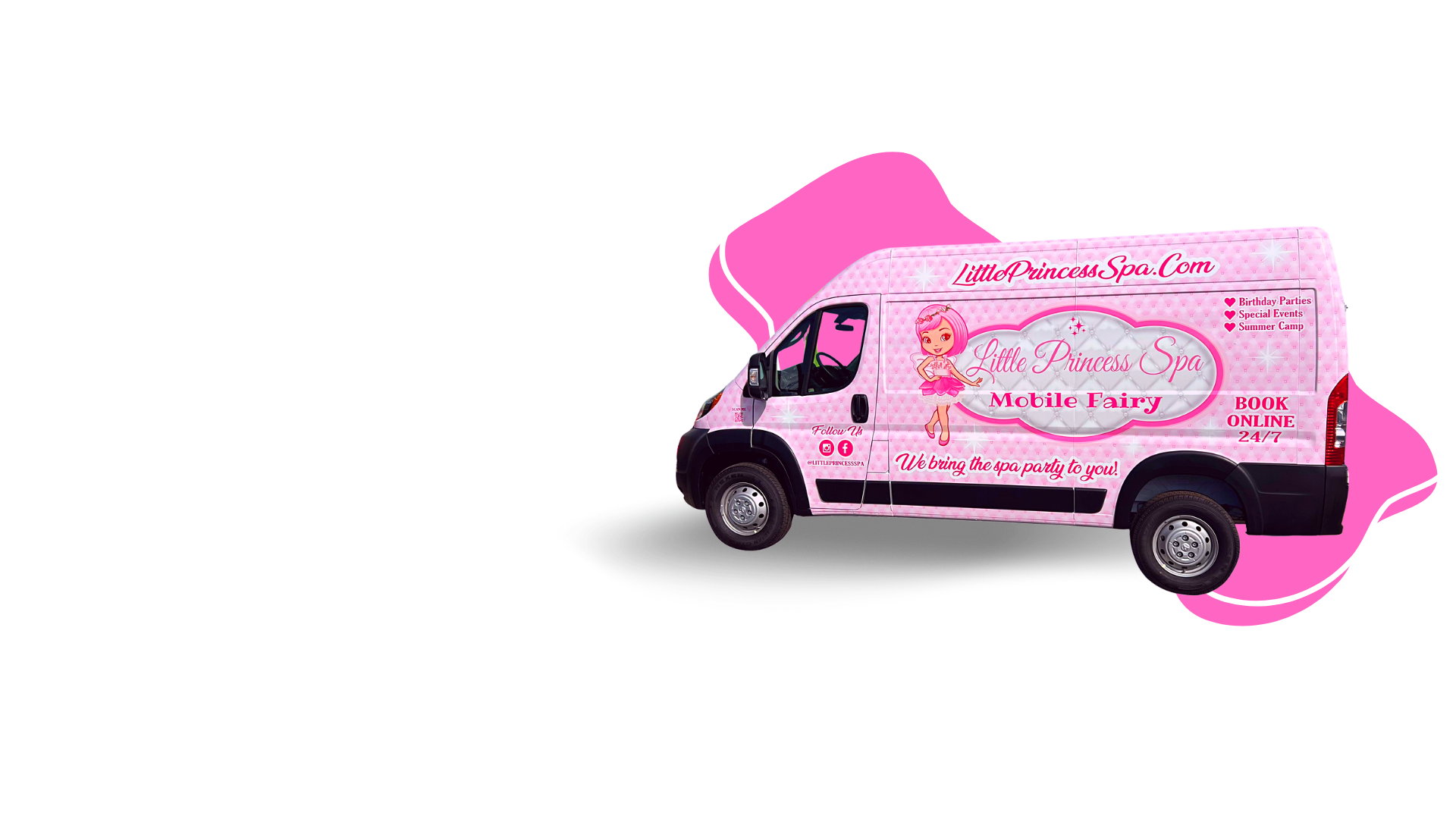 fairy mobile van banner