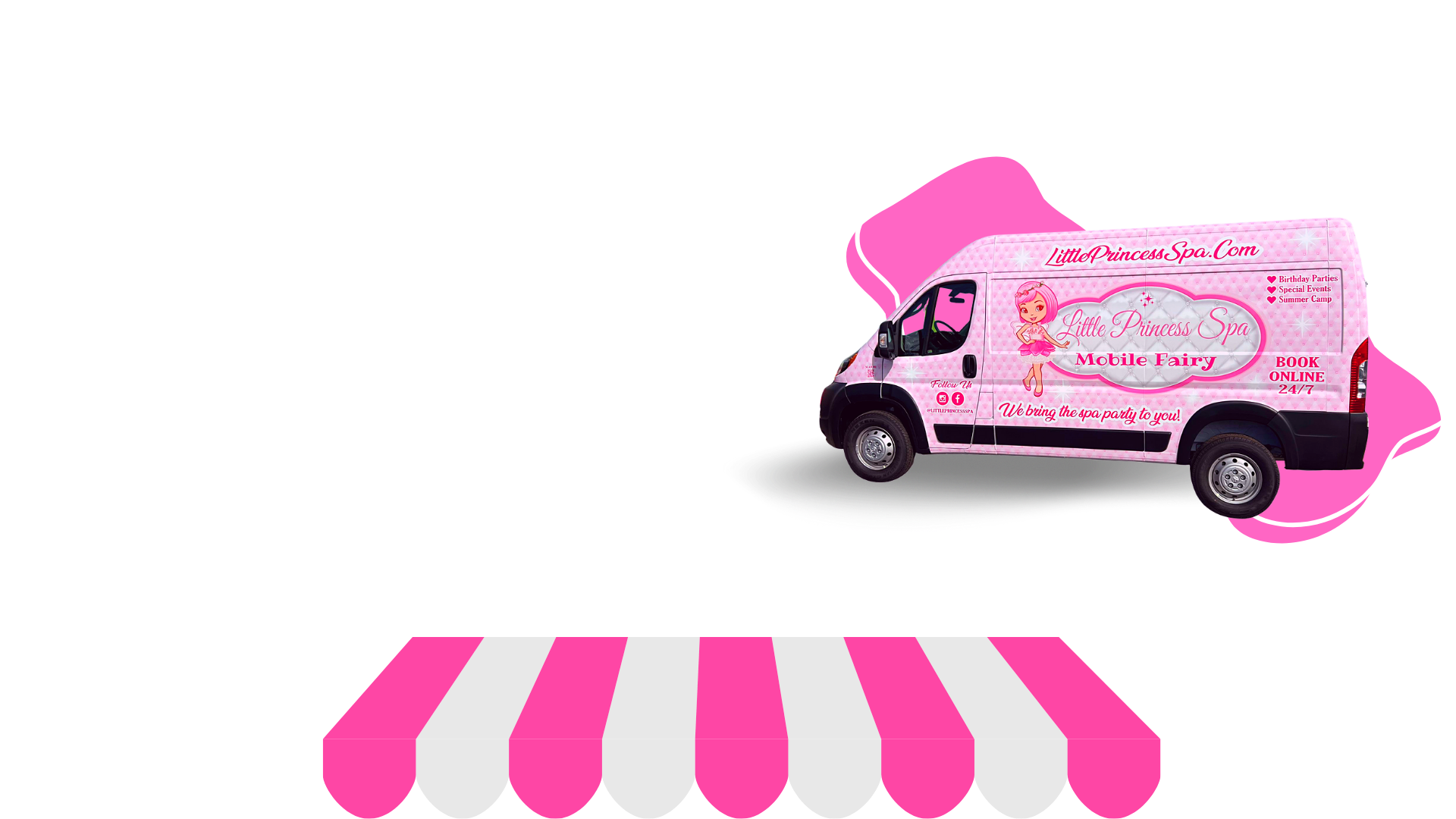fairy mobile van banner extra smaller with awning