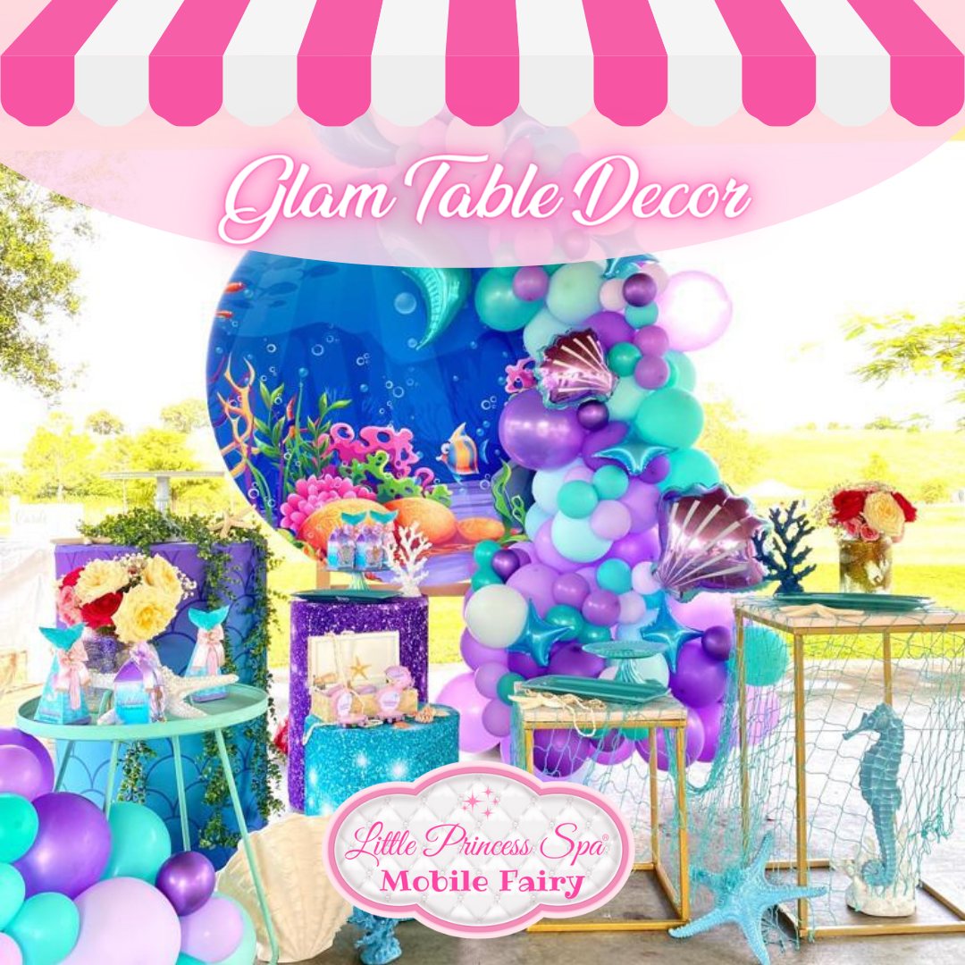 Glam table decor