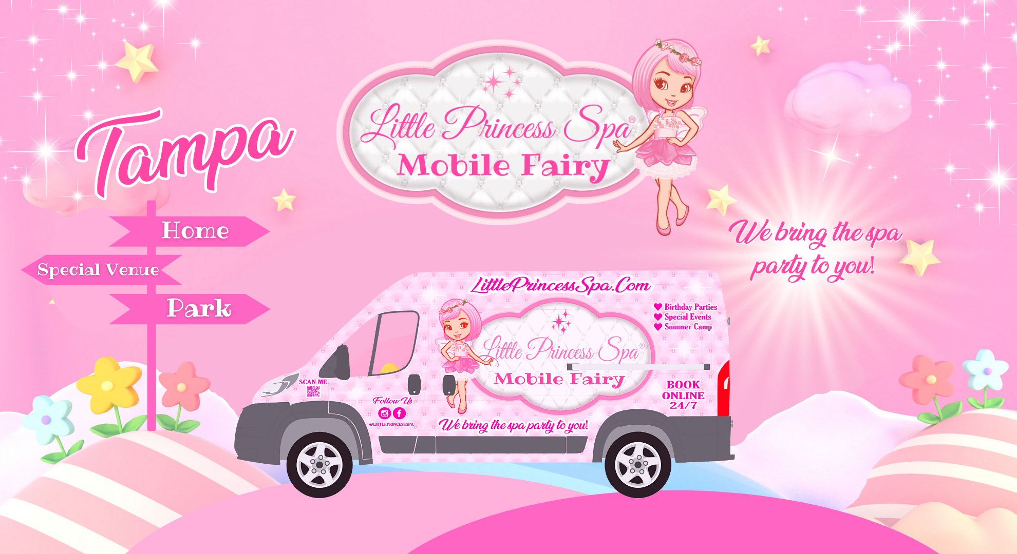 Little Princess Spa Mobile Fairy Tampa