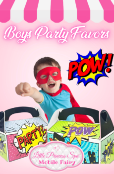Boys Party Favors