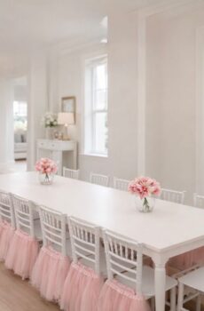 Kids Table & Chiavari Chairs
