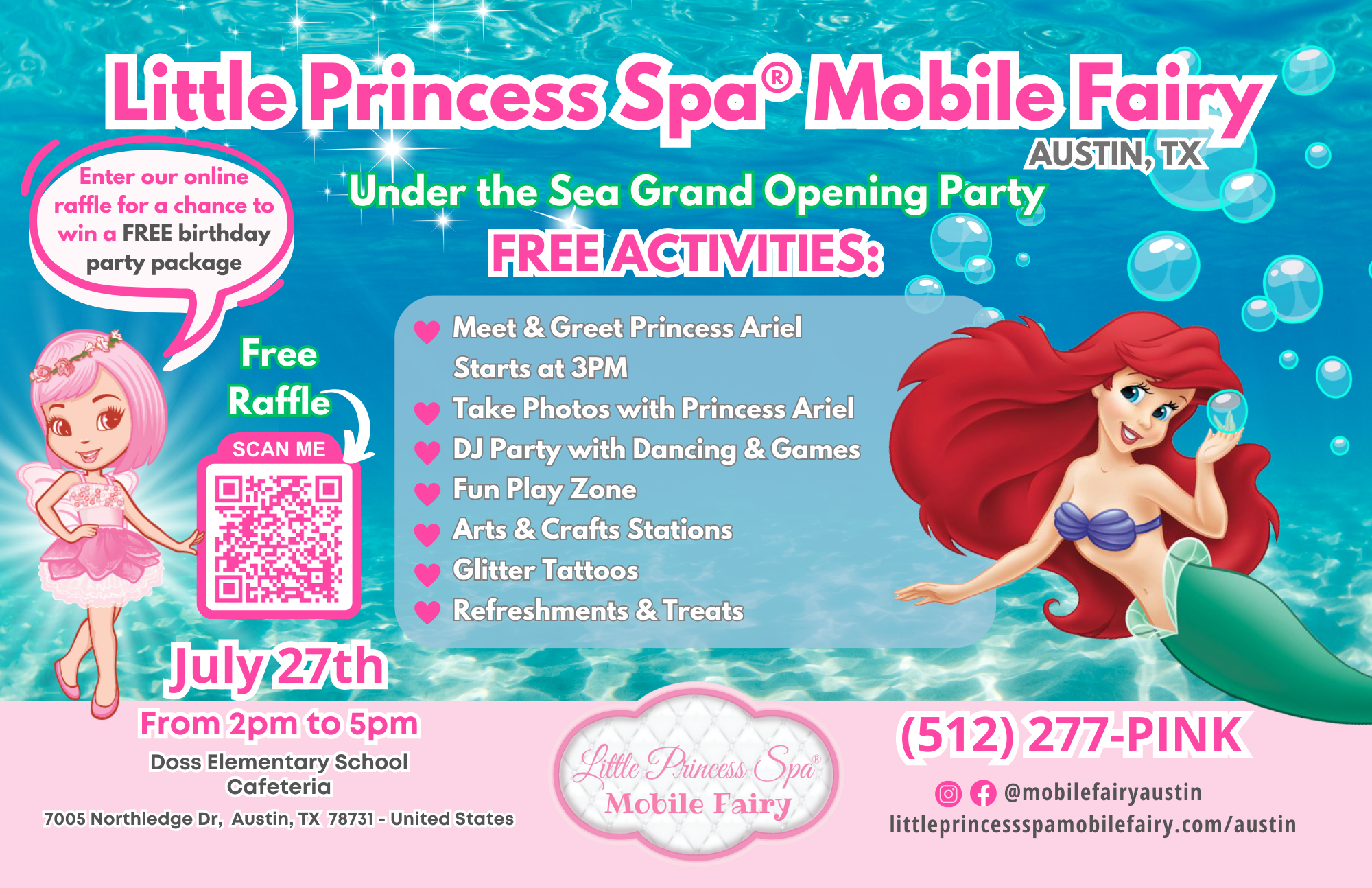 Austin Grand Opening Flyer