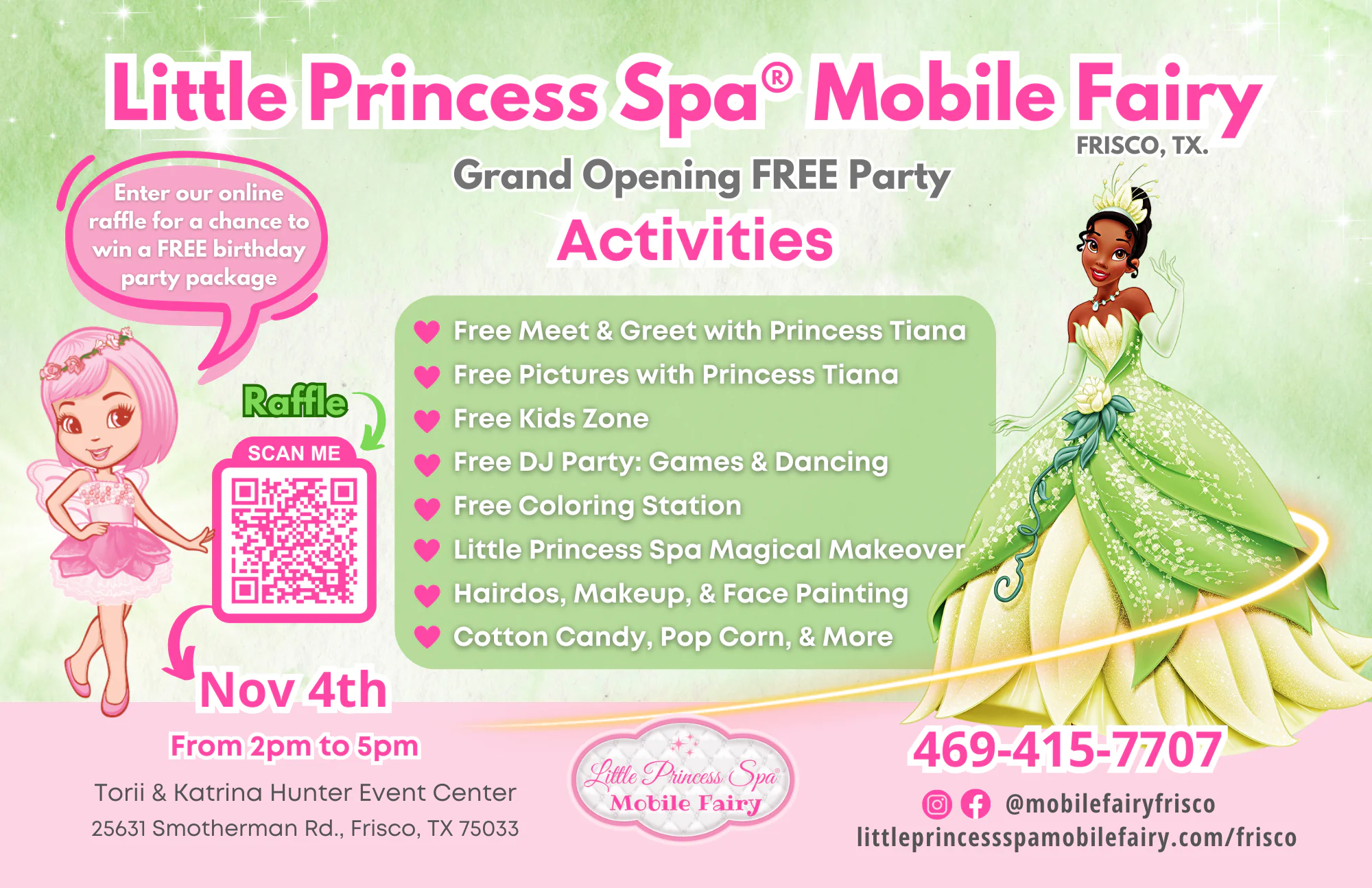 Grand Opening Free Party in Frisco TX