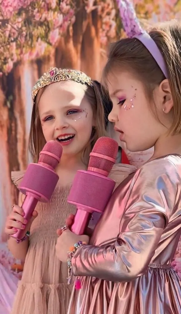 Kids spa party at home hosted by Little Princess Spa Fort Myers